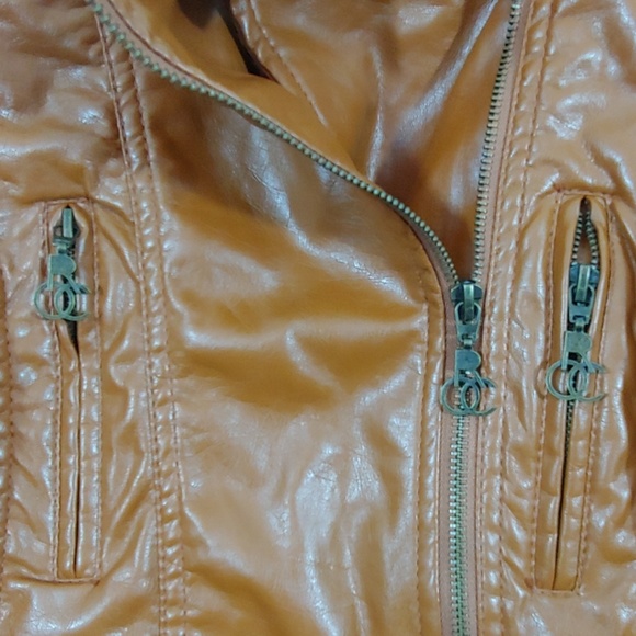 Rocawear Faux Leather Jacket Bling & Studs Size S - Picture 3 of 8